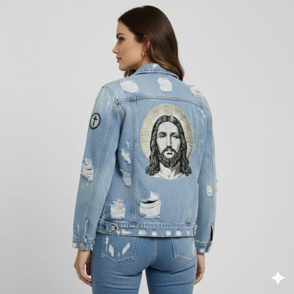 Jesus Jean Jacket